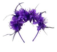 Fascinators for Women Ladies Fascinator Retro Feather Fashion Feather Hairpin Stage Runway Bride Hair Accessories for Cocktail Tea Party Wedding Race