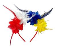 Fascinators for Women Ladies Fascinator Retro Feather Fashion Feather Hairpin Stage Runway Bride Hair Accessories for Cocktail Tea Party Wedding Race