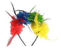 Fascinators for Women Ladies Fascinator Retro Feather Fashion Feather Hairpin Stage Runway Bride Hair Accessories for Cocktail Tea Party Wedding Race