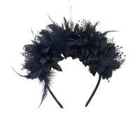 Fascinators for Women Ladies Fascinator Retro Feather Fashion Feather Hairpin Stage Runway Bride Hair Accessories for Cocktail Tea Party Wedding Race