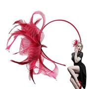 Fascinators for Women | Retro Headband | Small Tulle Hat Hair Accessory for Weddings Women Girls Social Events Tea Rooms Festivals Outdoor Home Wear Daily Use
