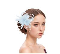 Fascinators Hat Flower Cocktail Tea Party Headwear Feather Mini Top Hat Hair Fascinator Headband Wedding Races Bridal Flower Feather Hair Clip Pillbox Bride Headwear Restraints