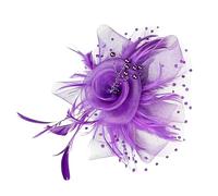 Fascinators Hats for Women Mesh Flower Veil Headband