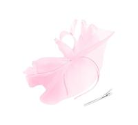 Fascinators Headwear ClassyFascinators RetroMesh TulleFascinator Hat FeatherDecor Formal Headband For Ladies, Lightweight Comfortable Perfect Wedding Guest Event (One Size)