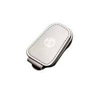 FASDEEW Car Sun Visor Sunglass Holder Multi-functional Car Glasses Clip Genuine Leather Texture Luxurious Soft Touch. For MG Astor, Comet EV, Cyberster, ES5, Gloster,White