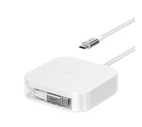 Fasgear 240W USB C to USB C Retractable Cable, 2m/6.6ft Type C 5A PD/PPS Fast Charging Cord with 480Mbps Data Transfer for i-Phone 17 Pro, Galaxy S25+, MSI Titan 18 Pro Ryzen Edition 2024 (White)