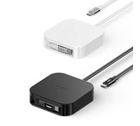 Fasgear 240W USB C to USB C Retractable Cable, 2m/6.6ft Type C 5A PD/PPS Fast Charging Cord with 480Mbps Data Transfer for Lenovo ThinkPad P1 2026 AI Origin Edition (P1 Gen8),i-Pad Pro(Black & White)