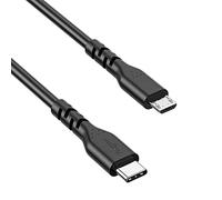 Fasgear USB C to Micro USB Cable 3ft/1m - 1 Pack USB 2.0 Type C to Micro USB Cord Support Data Sync & Charging Compatible with MacBook Pro/Air|Power Bank|PS4/X-box Controller|Android Phone