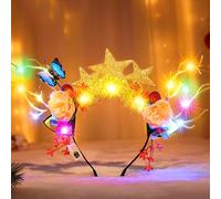 Fashband Christmas Headbands Light Up Reindeer Antlers Hair Band LED Stars Flowers Headband Festival Party Xmas Hair Accessories for Women Girls