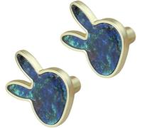 Fasheepfa 2 Pack Rabbit Design Cabinet Pulls Wardrobe Door Handles Kids Room Decor Knobs Zinc Alloy for Drawers Kitchen Furniture (Multicoloured)