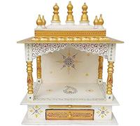 FASHERATI Wooden Temple Pooja Mandir Wall Hanging, Mandap for Home, Wall Mounted