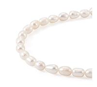 Fashewelry 1 Strand Natural Pearl Beads Strands Freshwater Cultured Loose Gemstone Beads 4~5mm for DIY Necklace Bracelet Earrings Jewellery Making About 27pcs/Strand