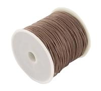 Fashewelry 100 Yards Nylon Beading Thread Cords 0.8mm Camel Macrame Chinese Knotting Cord String for DIY Necklace Bracelet Craft Jewellery Making