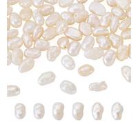 FASHEWELRY 100Pcs Freshwater Pearl Beads 2.5-4.5mm Natural Real Pearls Summer Ocean Beach Beads for Necklaces Bracelets Earrings DIY Crafts Wedding Bouquet Jewelry Making Supplies