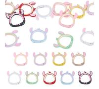 FASHEWELRY 12Pcs Cute Monkey Alloy Spring Gate Rings Carabiner Snap Clip Keyring Buckles Snap Hook Fastener Connectors 30x32x5mm for Keychain Bag Purse Handbag DIY Craft Jewelry Making