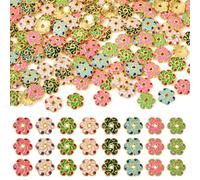 FASHEWELRY 160Pcs 8.5mm Alloy Enamel Flower Bead Caps Golden Cute Floral Spacer Beads Flower Cup Shape Bead Caps for Bracelet Necklace Earring DIY Craft Jewelry Making Supplies 8 Colors