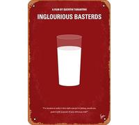 FASHIIROW Metal sign Inglourious Basterds Tin Poster 12 X 8 Inches, XXZZ-1529