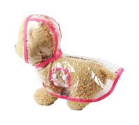 FASHIIROW Poncho Cat Raincoat Waterproof Pet Clothes For Cats Garfield Kitten Poncho Raincoat Mascotas Capa De Chuva-rose-xs-suit 0 5-1 2kg