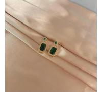 Fashion 18K Gold Plated Crystal Earrings Necklace Women Pendant Wedding Jewelry-#3