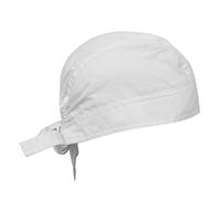 FASHION 7STAR Chef’s Hat Cap Kitchen Catering Waiter Cap Unisex Work Wear Chef Bandana Hat Cooking Supplies (White One Size)