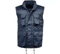 FASHION 7STAR Mens Showerproof Cargo Multi Pockets Quilted Lined Padded Gilet Cord Jacket Adults Corduroy Shoulders Adjustable Waist Zipper Outdoor Waistcoat Vest