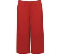 FASHION 7STAR Womens Plus Size Cropped Plain Elasticated Waist Stretch Ladies Mini Culottes Shorts 3/4 Length Wide Leg Culottes Palazzo