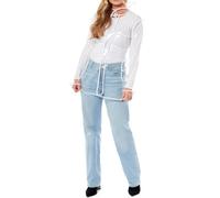 FASHION 7STAR Womens Studded Transparent Hooded Lightweight Pockets Midi Rain Jacket Unisex Long Sleeve PU Clear Waterproof Color Binding Raincoat