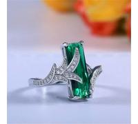 Fashion 925 Silver Ring Women Jewelry Cubic Zircon Wedding Ring Sz 6-10-Style_20-10