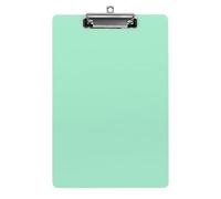 Fashion Acrylic Clipboard with Low Profile Clip Desk Office Supply Accessories for Women Men Light Blue