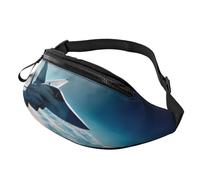 Fashion Aircraft Fighter Jets Bum Bag | Fanny Pack & Chest Pack | Adjustable Waist Bag for Women & Men | Secure Zip | Lightweight & Compact | Perfect for Travel,Sports,Hiking,Outdoor