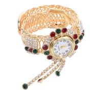 Fashion Alloy Bracelet Watch for Women, Creative Shiny Quartz Timepiece