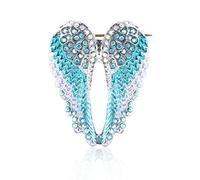 Fashion Angel Wings Creative Guardian Angel Wings Brooches Pin Rhinestone Crystal Diamante Jewellery Ladies