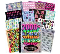 Fashion Angels 1500+ Alphabet Sticker Book - Multicolor, Contemporary, Paper, Stickers, Alphabet, Book