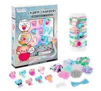 Fashion Angels Basic Fun Charm Changers - Axolotl League Jewelry Kit for Girls - DIY Necklace & Bracelet Making Set with Axolotl Charms, Donut & Heishi Beads - Creative Gift for Ages 6+