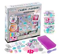 Basic Fun Fashion Angels Charm Changers - Tech Team Jewelry Making Kit for Girls - Includes 8 Cute Tech Charms, Beads & Necklace - Create Friendship Bracelets & Necklaces - Ages 6+
