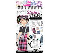 Fashion Angels Basic Fun Compact Fashion Sticker Stylist - 700+ Stickers & 20 Style Sheets - Portable Fashion Activity Book for Girls Ages 6+