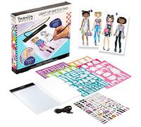 Fashion Angels Fashion Design Light Pad Sketch Set 12521 Light Up Tracing Pad, Includes USB, Ultra Thin Tablet,multi