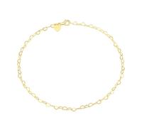 Fashion Ankle Bracelets for Women Waterproof 14K Real Gold Plated Heart Chain Anklet Dainty Charm Beach Jewelry for
