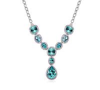 Fashion Atmosphere Banquet Necklace Female Crystal Clavicle Chain Short Section