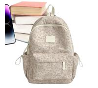 Fashion Backpack | Leopard Print Large Capacity Bookbag | School Backpack For Women And Men Ideal For Daily Commute Office Work Weekend Trips And Travel