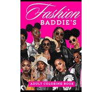 Fashion Baddies Adult Coloring Book