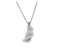 Fashion Baroque Necklaces Freshwater Pearls Irregular Shape 925 Silver Necklace Pendants Women's Jewelry Fashion Gifts Pendant necklace