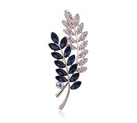 Fashion Beauty Women Crystal Concise Exquisite Plant Flower Pins Party S For Girls Ladies Elegant Brooch