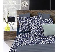 Fashion Bed Sheet Set, Made in Italy, Soft Microfibre Bed Set, Fitted Sheet, Top Sheet 240 x 270 cm and Pillowcase with Inner Flap, Double, Wild
