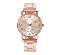 Fashion Belt Fashion Top Latest Ladies Wild The Lady Mesh Watch Creative Women's Watch Wrist Watch Straps for Men (Rose Gold, One Size)