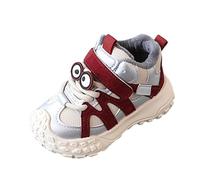 Fashion Big Kids Winter Water Proof Flat Keep Warm Boots Comfortable Shoes Child Us (Red, 9 Little Child)