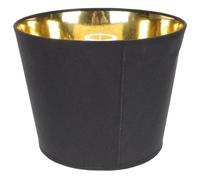 Fashion Black Fabric Cone Lamp Shade for Table Lamps E14 Base | Decorative Iron Frame, Wide Applications for Home Decor, Bedroom Use, Compact Fit for Table Lighting