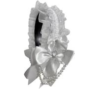 Fashion Bowknot Hairbands Photo Props Makeup Lace Ruffle Headbands Party Headpiece Fun Headbands for Music Festivals