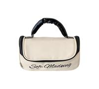 Fashion Bows Cosmetic Organized Portable Travel Toiletry Storage Pouches Stylish Makeup Bag Handbag for Beauty Enthusiasts Korean Makeup Organizer