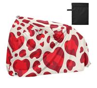 Fashion Bright love red Leopard Christmas Waterproof Covers for Bike with Lock Holes Anti Dust Rain Snow UV Storage Mountain Bike Cover Fits for Most kit para bicicleta eléctrica